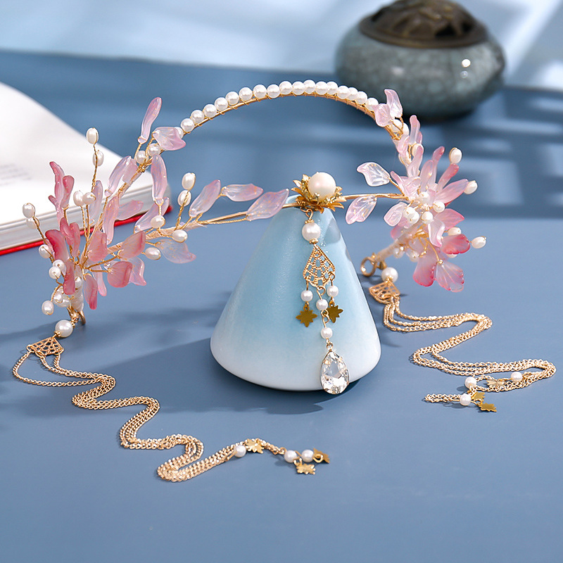 Travel Video Accessories - Kwastje Nep Oorbellen Haarband Chinese Hanfu