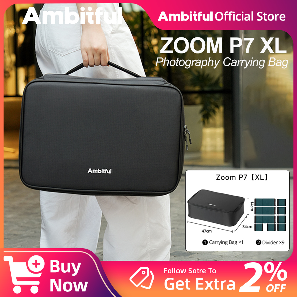 Camera Bag Travel - Ambitful ZOOM P7II XL Fotografie Opbergtas