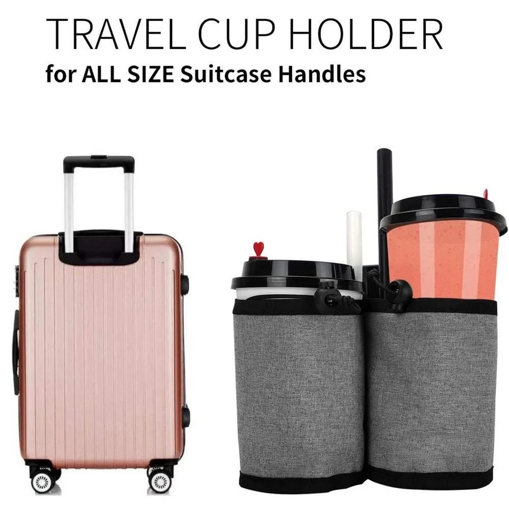 Travel Packing Cube - Nieuwe bagagehandgreep Waterfleshouder Tas Dubbele bekeropbergtas