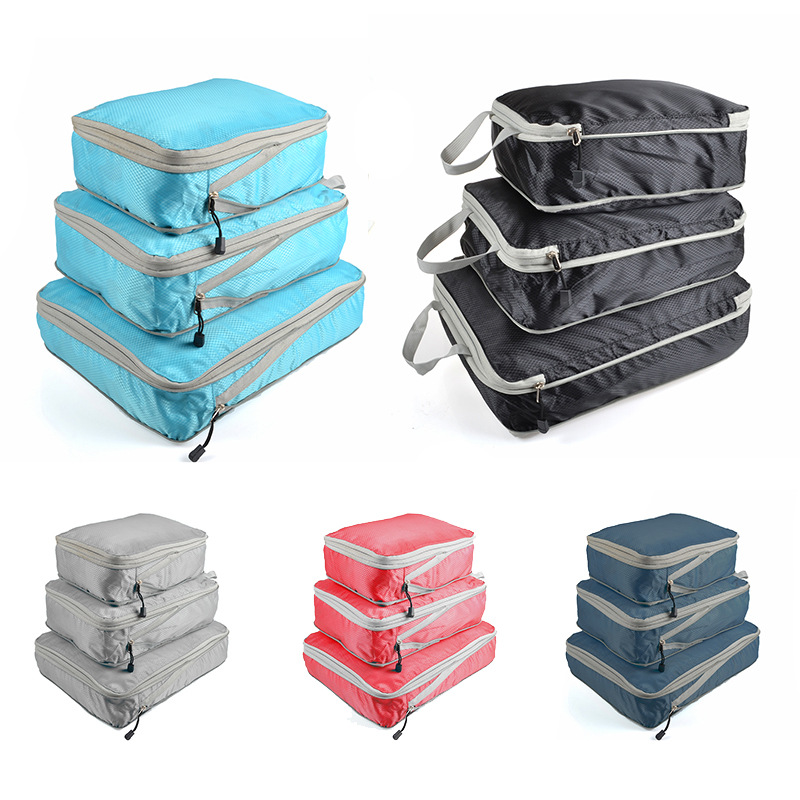 Travel Accessories Organiser - Opvouwbare samendrukbare verpakkingsblokjes, waterdichte reisopbergtas, nylon
