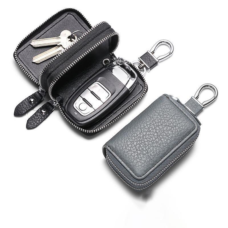 Travel Accessories Pouch For Men - Leren autosleutelhouder etui Universele anti-kras sleuteltas