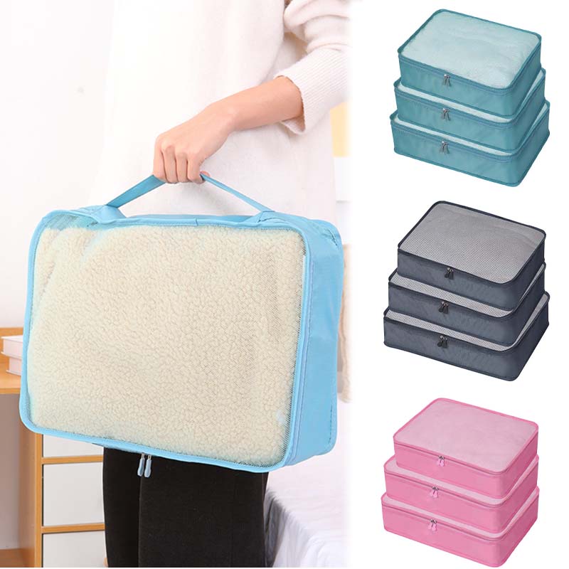 Travel Accessories Organiser - 1/3 stuks reis-compressibele verpakking multifunctionele reisopbergtas
