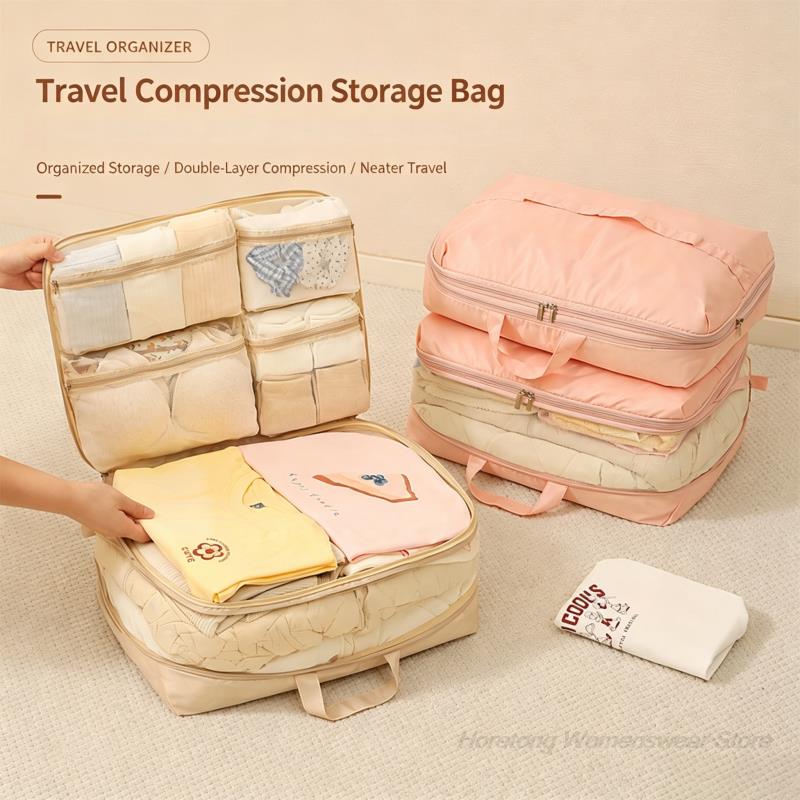 Travel Accessories Organiser - 5-in-1 uitbreidbare reiskoffers compressie opbergzakken multi-compartiment