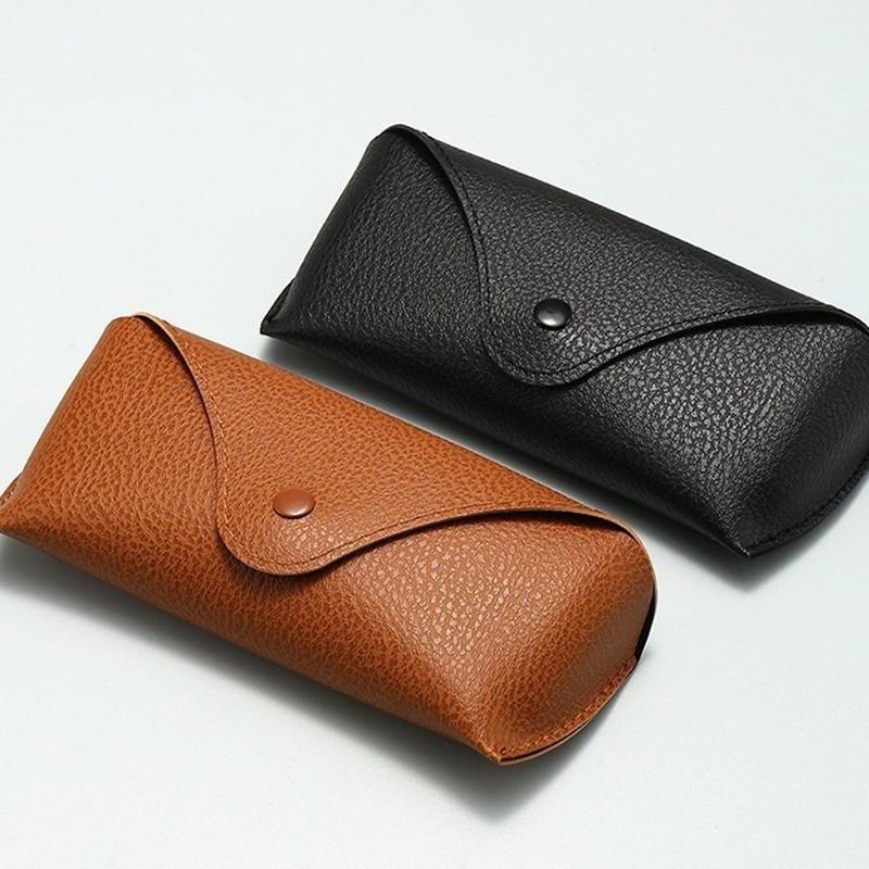 Travel Accessories Pouch For Men - PU lederen zonnebrillenhoesje, compact en zacht