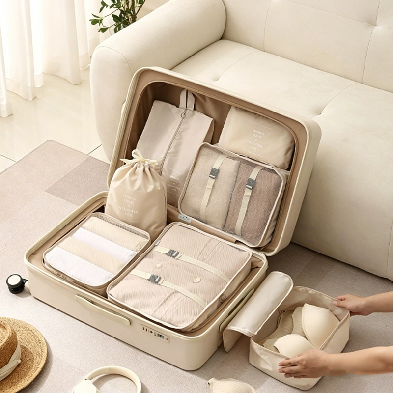 7-delige inpakzakken set - Rei - Travel Packing Cube recensie en prijs