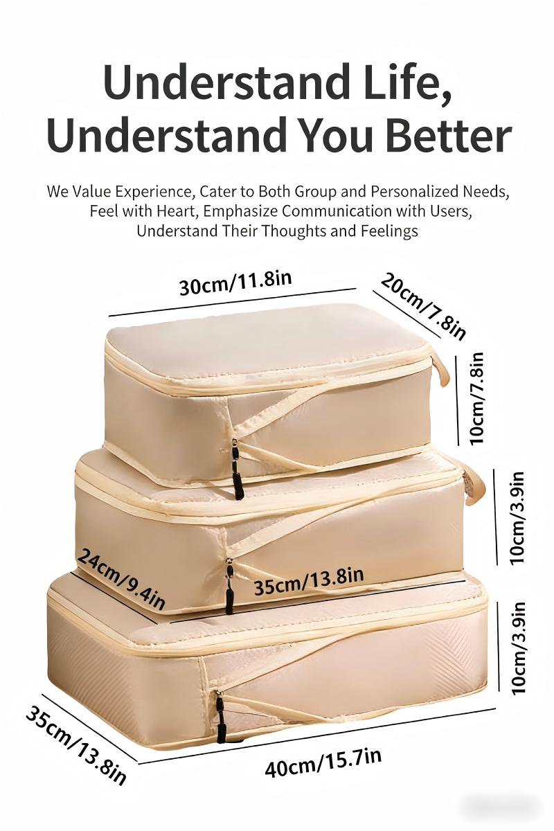 HOMEFISH 3-delige set reiscomp - Travel Accessories Organiser recensie en prijs
