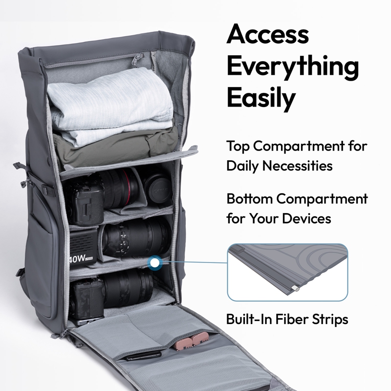 Ulanzi BP04 camerarugzak met h - Camera Bag Travel recensie en prijs