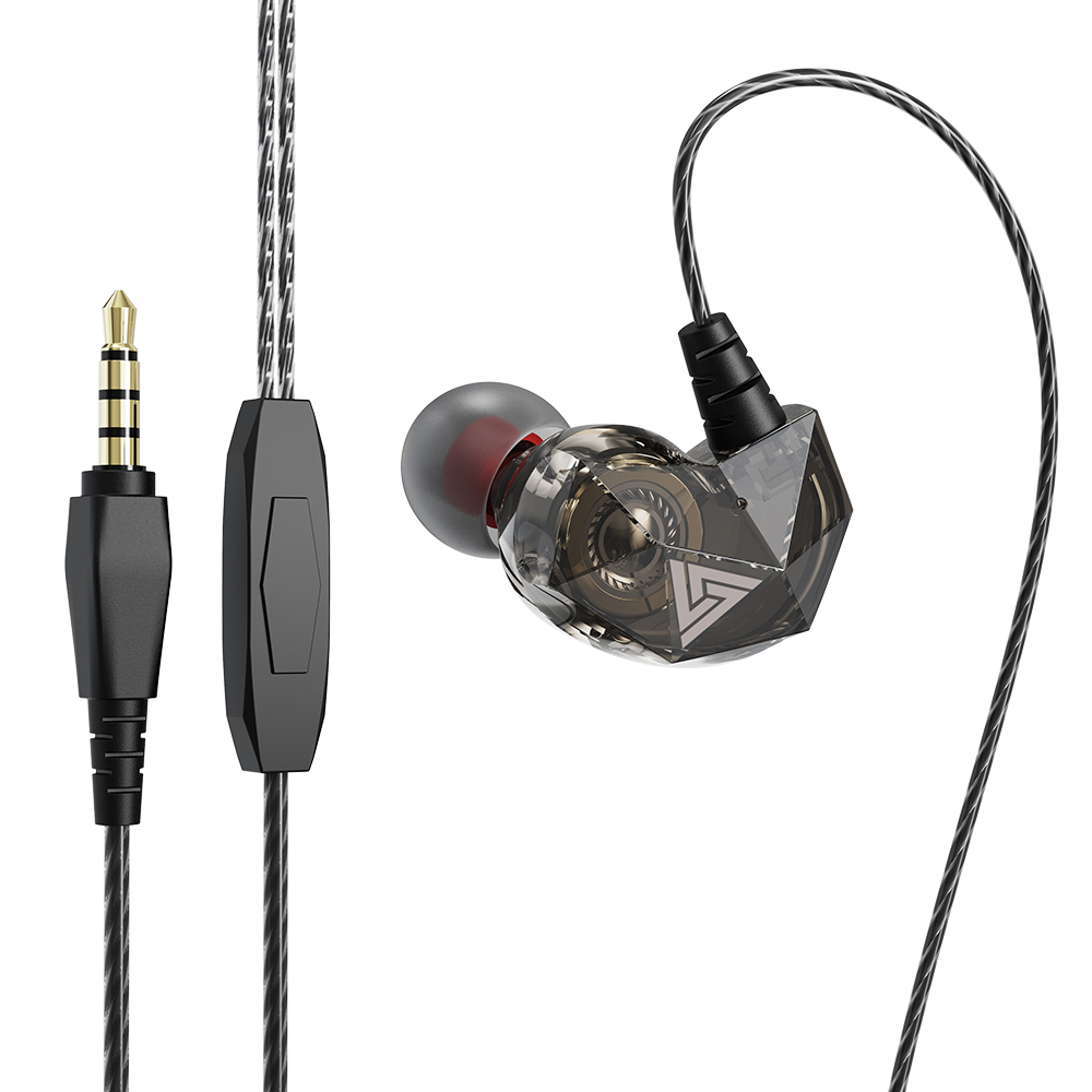 QKZ AK2 Zwarte bedrade oortele - Earplug Set Foam recensie en prijs