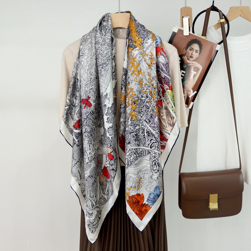 110CM zijden sjaal Luxe handge - Travel Accessories Luxury recensie en prijs