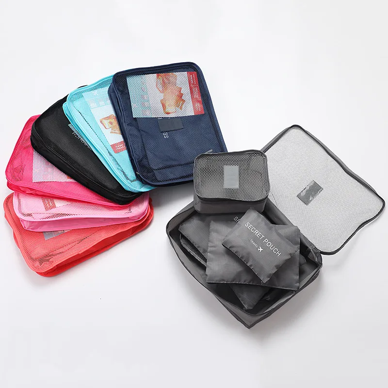 6-delige reiskleding opbergzak - Travel Accessories Organiser recensie en prijs
