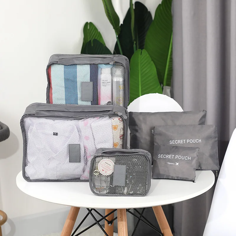 6-delige reiskleding opbergzak - Travel Accessories Organiser recensie en prijs