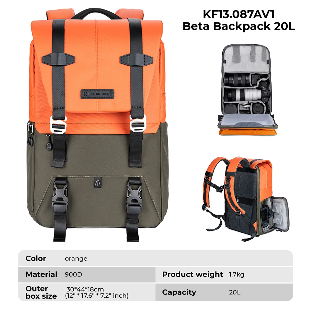 K&F CONCEPT Cameratas Reisfoto - Camera Bag Travel recensie en prijs