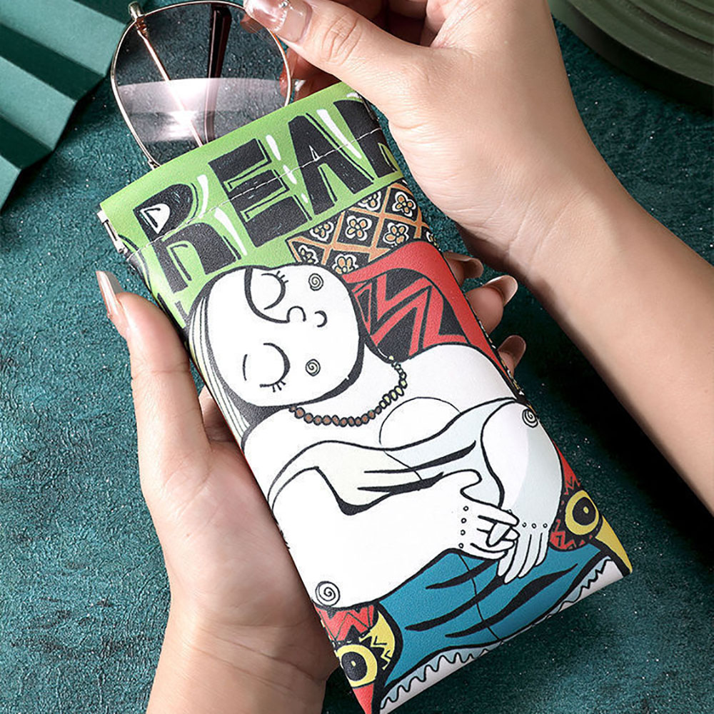 Cartoon zonnebrillenkoker PU-l - Travel Accessories Pouch For Men recensie en prijs