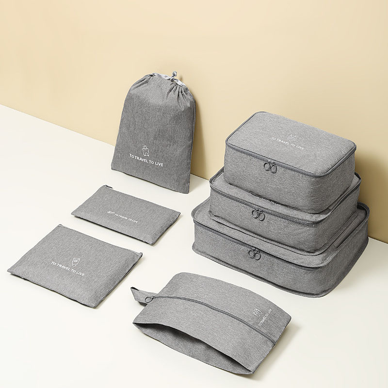 7-delige reisverpakkingsset vo - Travel Accessories Pouch For Men recensie en prijs