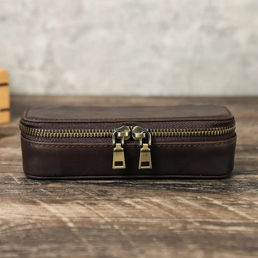 Vintage Echt Lederen Draagbare - Travel Jewellery & Accessories Organiser recensie en prijs
