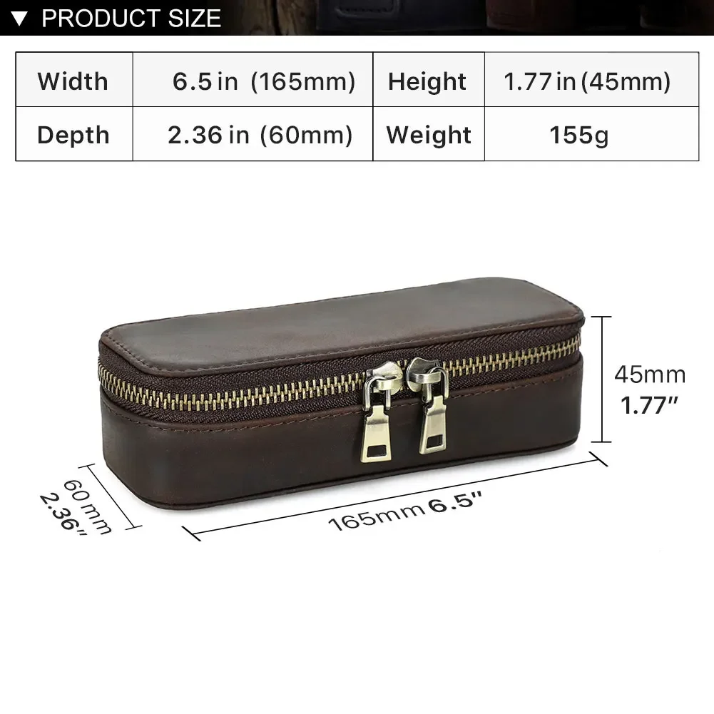 Vintage Echt Lederen Draagbare - Travel Jewellery & Accessories Organiser recensie en prijs
