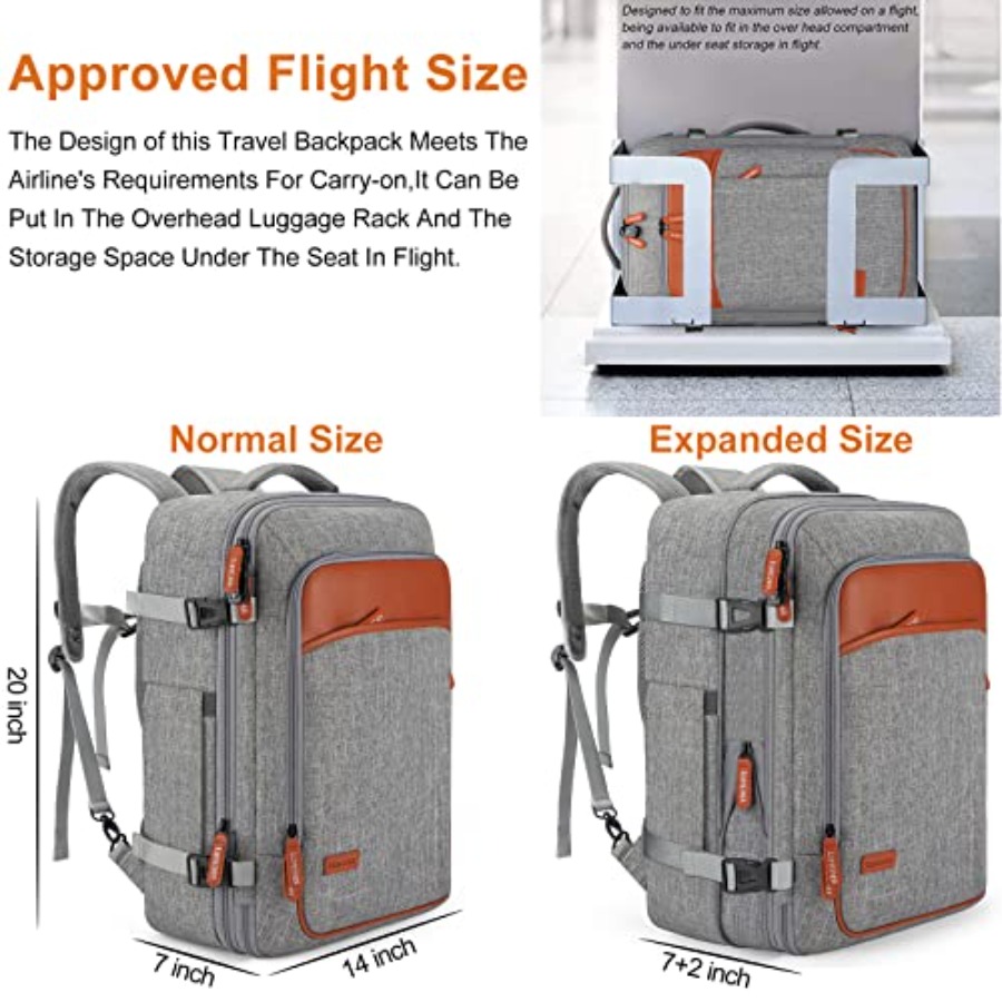 40L uitbreidbare reisrugzak me - Travel Packing Cube recensie en prijs