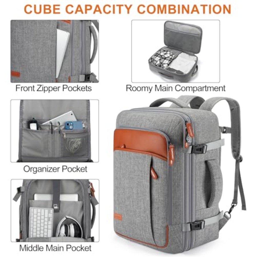 40L uitbreidbare reisrugzak me - Travel Packing Cube recensie en prijs