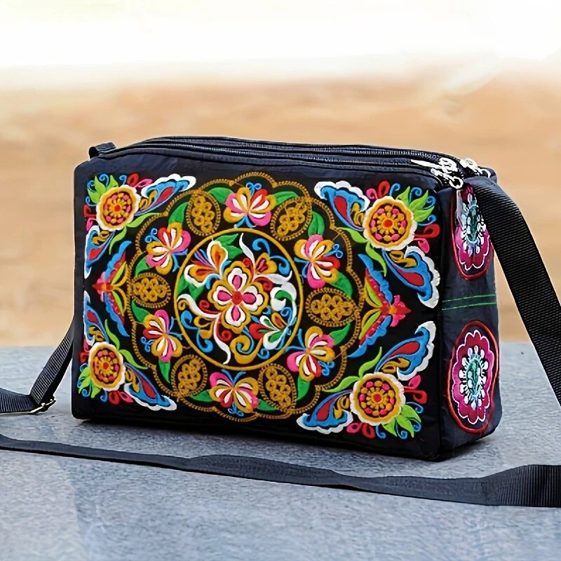 Dames geborduurde bloemen nylo - Travel Accessories Luxury recensie en prijs