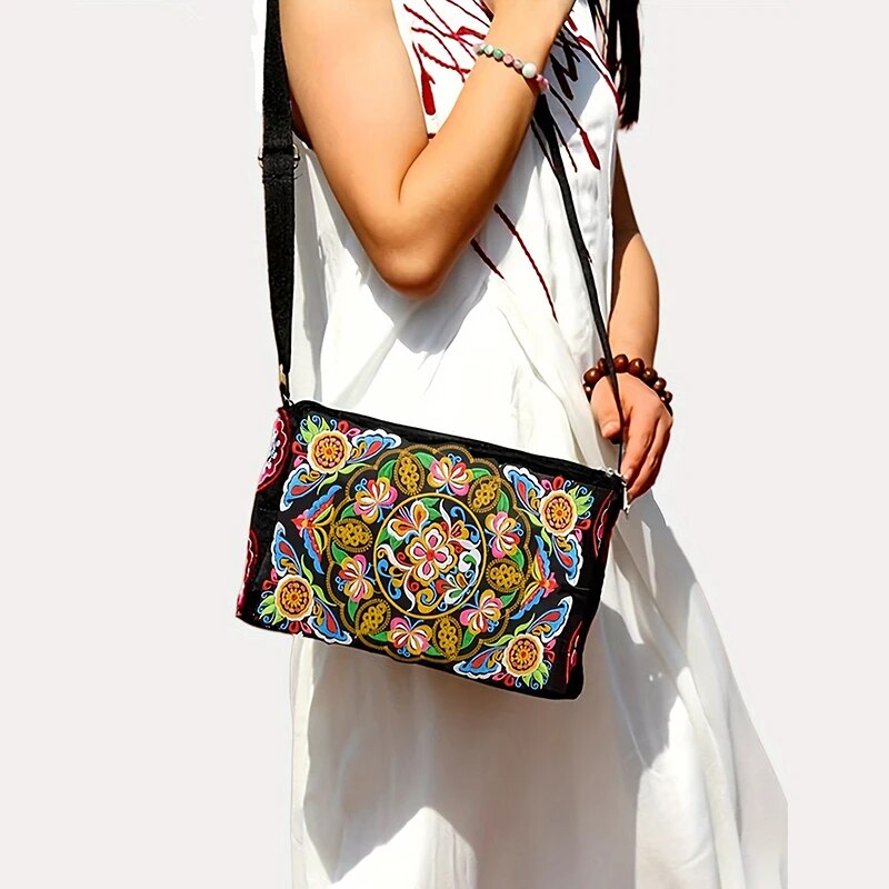 Dames geborduurde bloemen nylo - Travel Accessories Luxury recensie en prijs