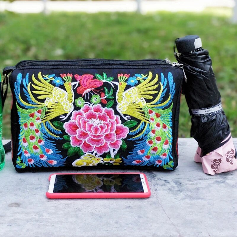 Dames geborduurde bloemen nylo - Travel Accessories Luxury recensie en prijs