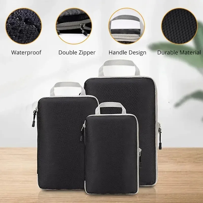 3PCS Reisgecomprimeerde opberg - Travel Accessories Organiser recensie en prijs