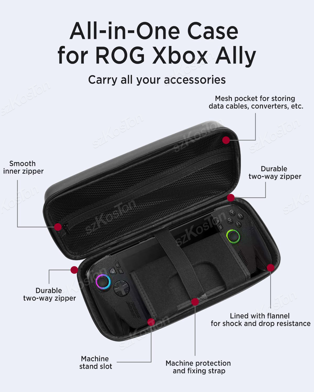 PU draagbare opbergtas voor AS - Xbox Travel Accessories recensie en prijs