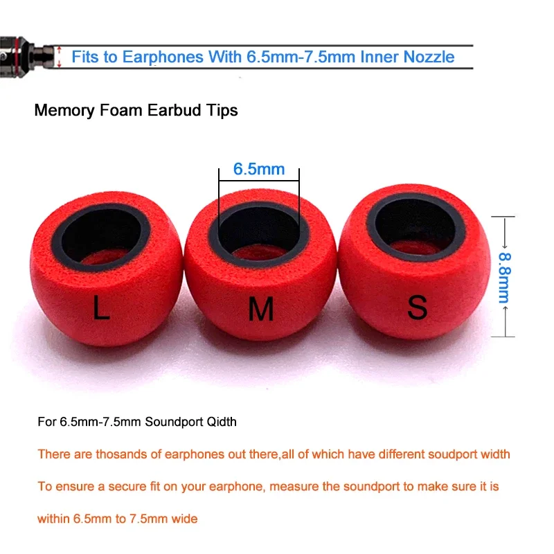 10 paar Memory Foam Tips Oordo - Earplug Set Foam recensie en prijs