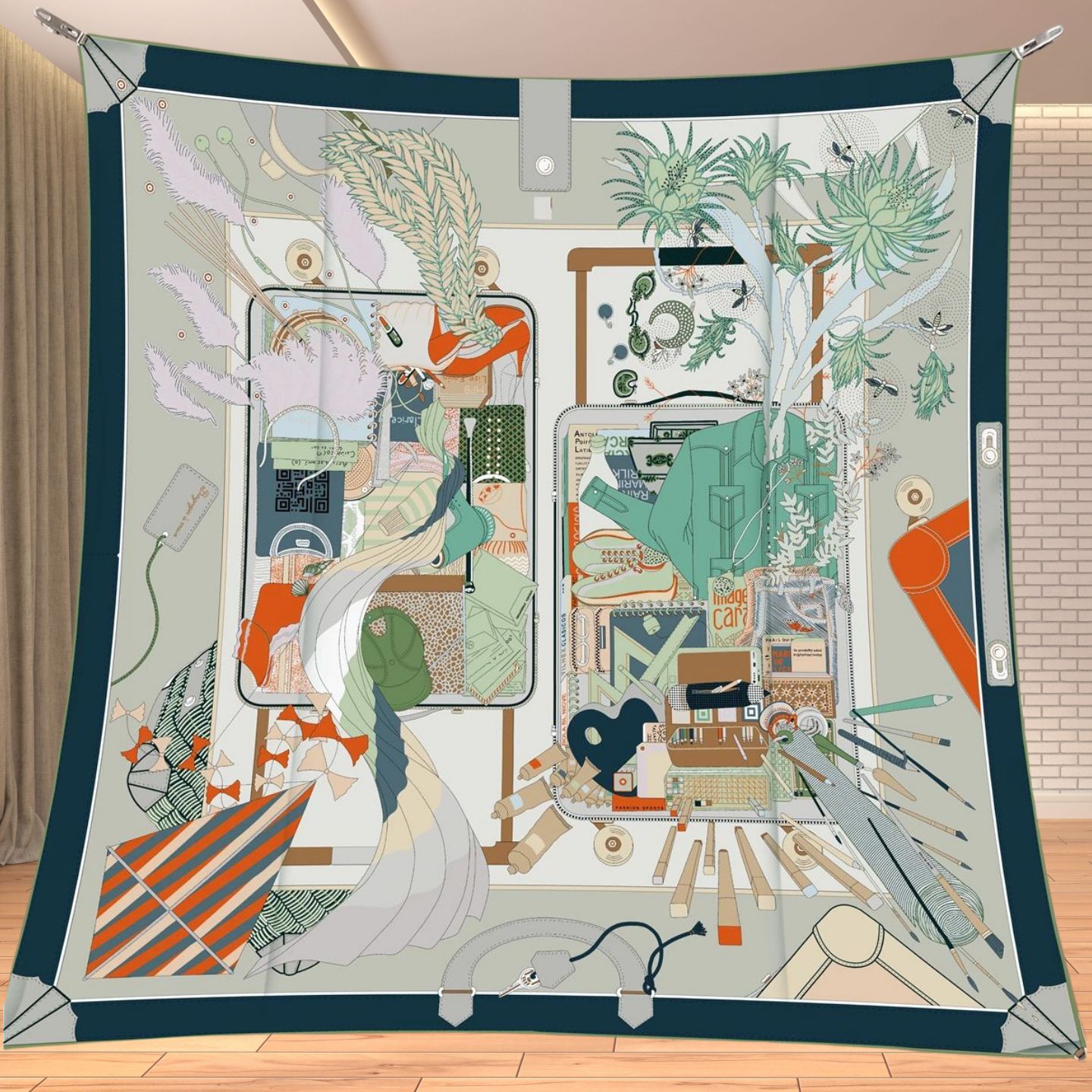 90cm Twill Zijdeachtige Vierka - Travel Accessories Luxury recensie en prijs