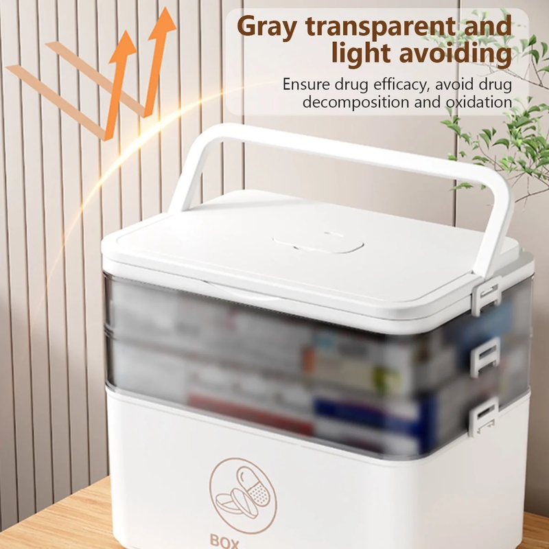 Draagbare medicijnendoos met g - First Aid Travel Kit recensie en prijs