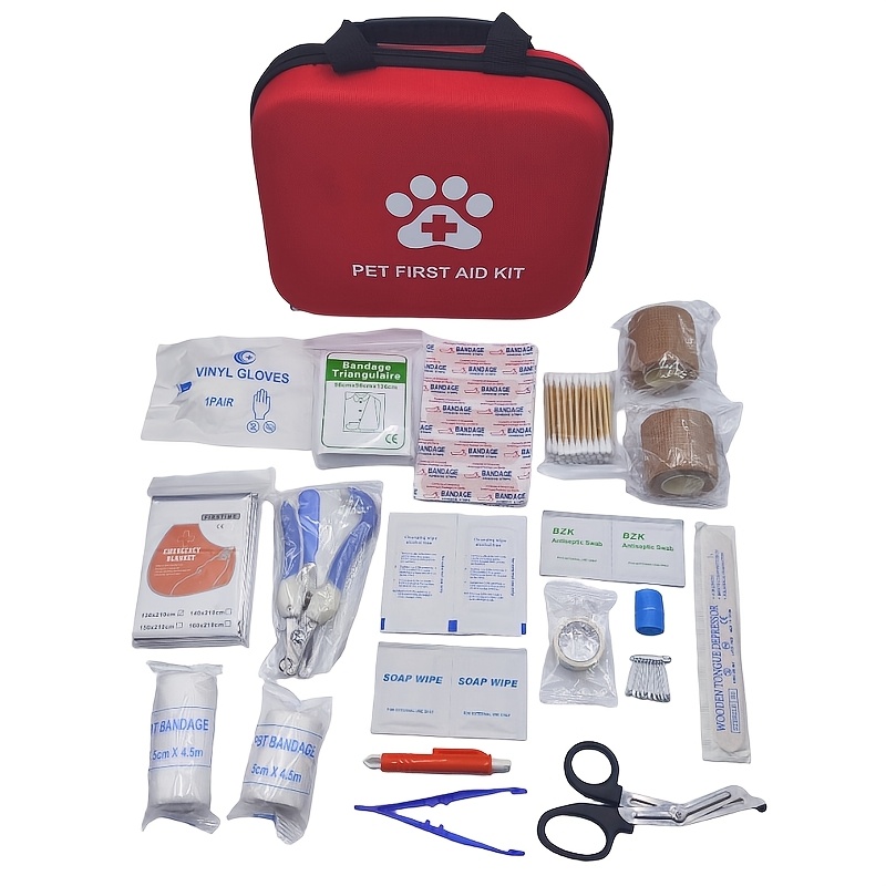 Draagbare EHBO-kit voor huisdi - First Aid Travel Kit recensie en prijs
