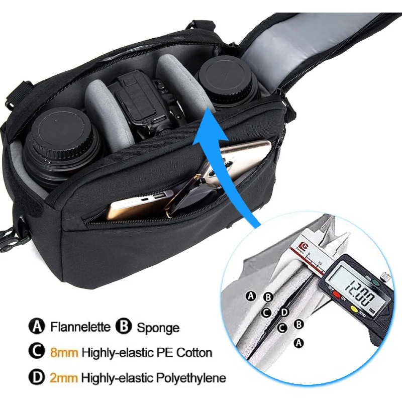 Waterdichte schoudertas met éé - Camera Bag Travel recensie en prijs