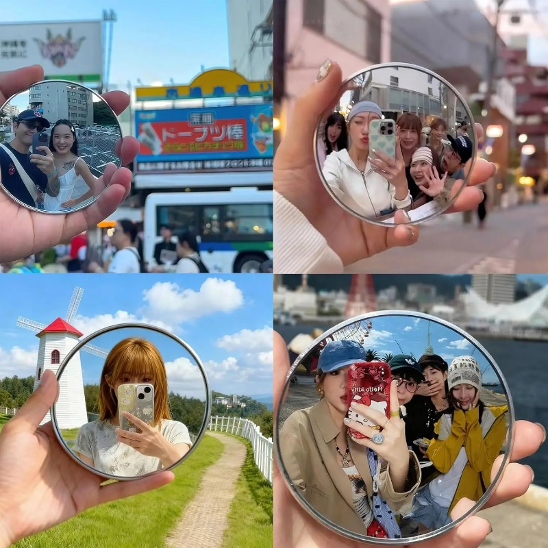 Draagbare ronde bolle spiegel  - Travel Video Accessories recensie en prijs
