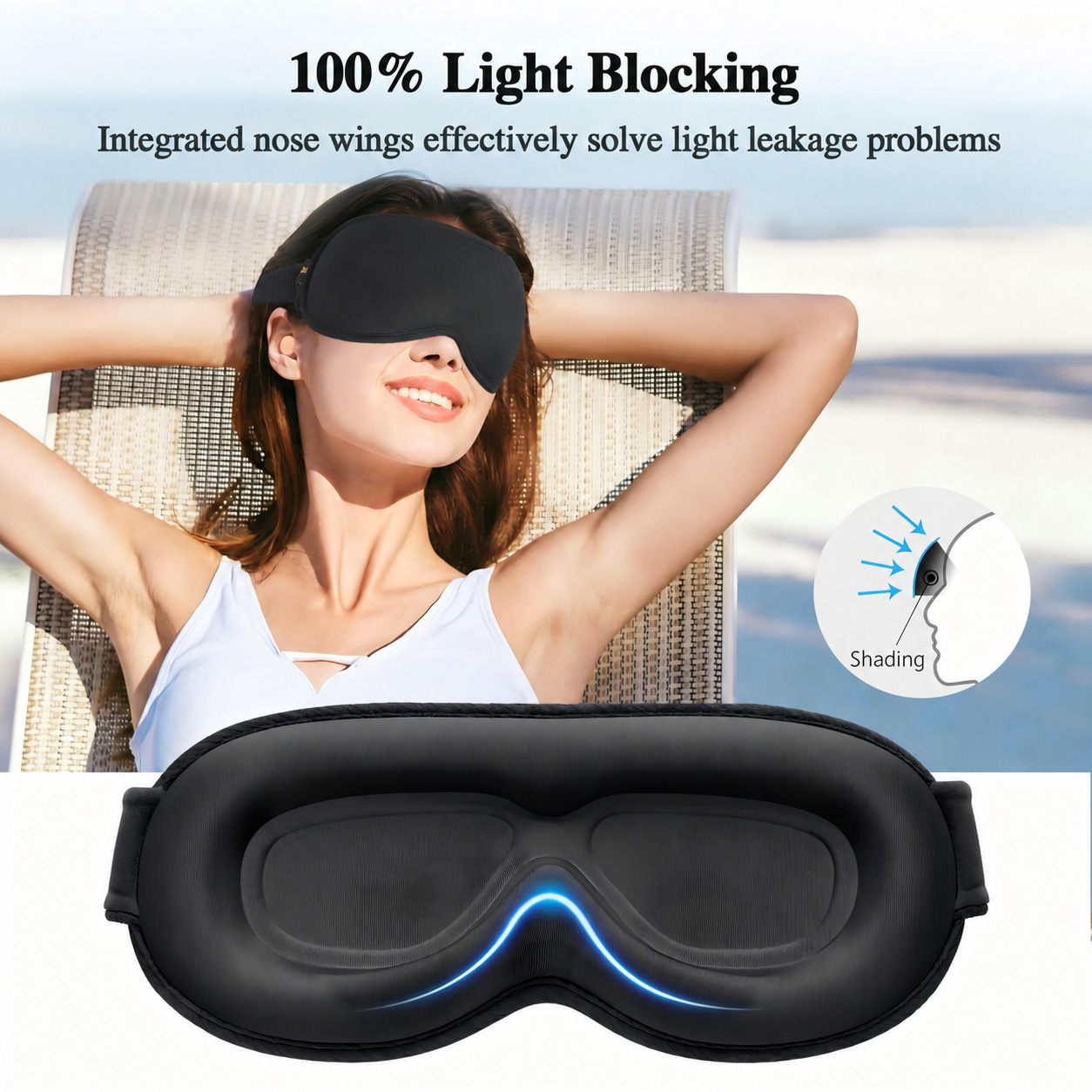 Slaapcombo-set - 3D Blackout s - Earplug Set Foam recensie en prijs