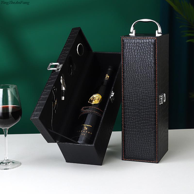 PU lederen wijnflesdoos ledere - Travel Accessories Organiser recensie en prijs